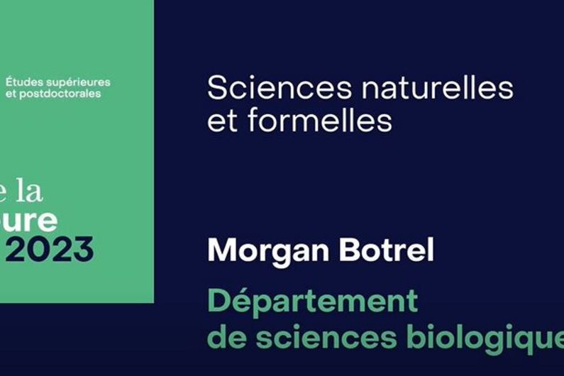 Sciences naturelles et formelles | Prix de la meilleure thèse 2023