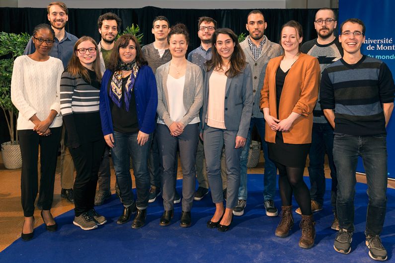 Au premier rang, de gauche à droite: Colombe Bélaise, Isabelle Hébert-Milette, Semra Sevi, Karine Perreault, Bita Khadivjam, Charlotte Capt et Fabio Alexis Lefebvre; au deuxième rang, de gauche à droite: Jean-Michel Robichaud, Alexis Lupien-Meilleur, Pierre Priam, Jean Lagacé, Houssem Eddine Ben Ahmed et Vincent Denault. Au premier rang, de gauche à droite: Colombe Bélaise, Isabelle Hébert-Milette, Semra Sevi, Karine Perreault, Bita Khadivjam, Charlotte Capt et Fabio Alexis Lefebvre; au deuxième rang, de gauche à droite: Jean-Michel Robichaud, Alexis Lupien-Meilleur, Pierre Priam, Jean Lagacé, Houssem Eddine Ben Ahmed et Vincent Denault.