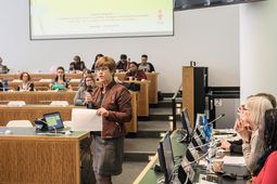 «Nous avons de nombreux acquis en matière d’équité et d’égalité à l’Université de Montréal, et d’autres actions sont menées à ce chapitre», a indiqué Sylvie Normandeau, vice-rectrice adjointe aux études de premier cycle et à la formation continue, dans son mot de présentation.