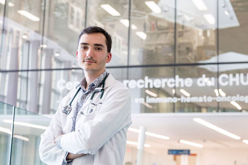 Mathieu Nadeau-Vallée, doctorant en pharmacologie à l'Université de Montréal.