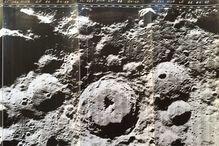 Bettina Forget, «Lunar Orbiter 4 mission print», 1966/2017, impression photographique sur papier Kodak.
