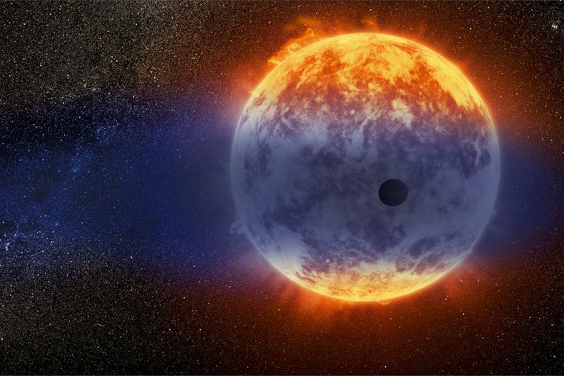 Pour sonder GJ 3470 b, les astronomes ont mesuré les changements de lumière stellaire lorsque la planète passait devant et derrière son étoile. 