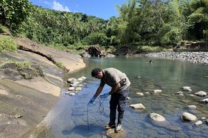 Un chercheur étudie la salmonelle aux îles Fidji.