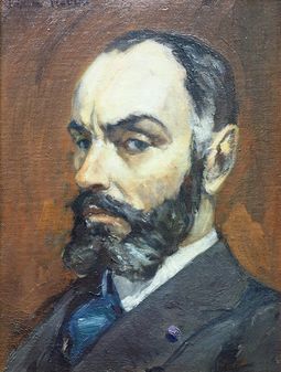 Portrait de Léo Pariseau par Adrien Hébert.