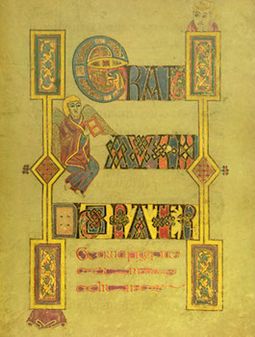 Le livre de Kells : reproduction du manuscrit de Trinity College à Dublin