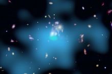 Image composite de l‘amas de galaxies SpARCS104922
