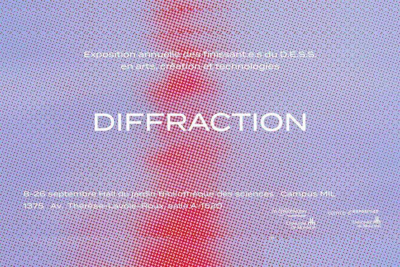 «Diffraction», une exposition des projets de création d'étudiantes et étudiants