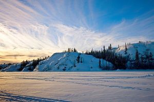 Back Bay, à Yellowknife, dans les Territoires du Nord-Ouest