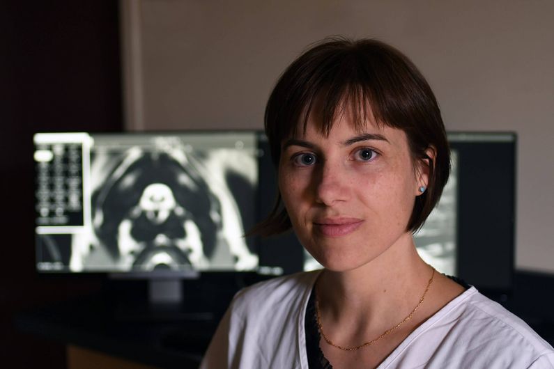 La Dre Hélène Ruel, étudiante de doctorat à la Faculté de médecine vétérinaire de l’Université de Montréal 