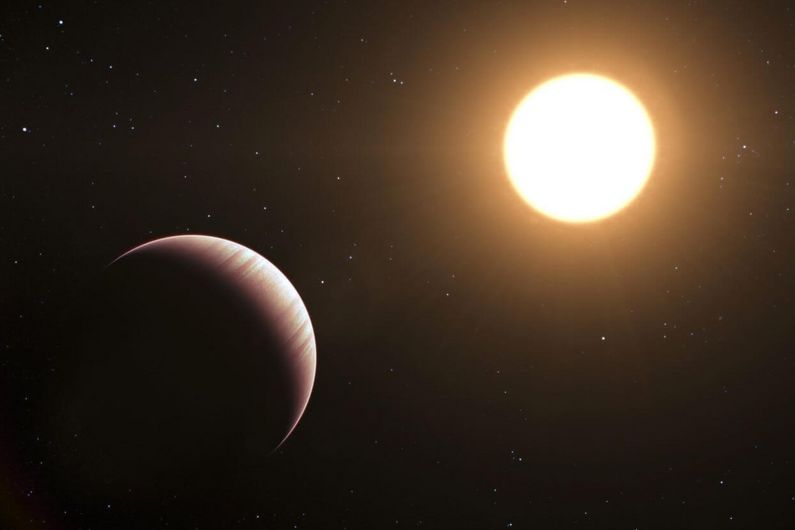 Vue d'artiste de l'exoplanète Tau Boötis b, l'une des plus proches de notre système solaire
