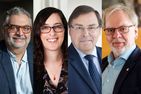 Malek Batal, Marie-Odile Magnan, Guy Breton et Maurice Tardif