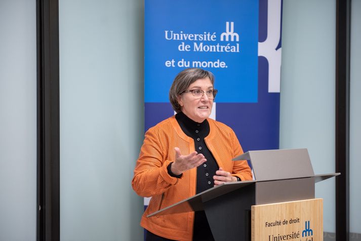 France Houle, doyenne de la Faculté de droit de l'Université de Montréal