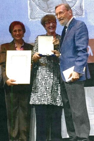 Jacques Bouchard à l’occasion de la remise du grand prix Artémis & Costas Kyriazis de la Société des traducteurs littéraires de Grèce, en mai 2023.