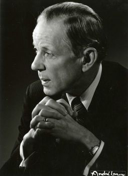 Portrait du Dr Armand Frappier, premier doyen de l’École d’hygiène (1946-1965), s.d / Photo : André Larose.