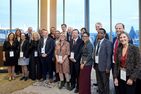 Nouveaux membres de l'ACSS qui ont été intronisés le 24 octobre au cours d'un évènement spécial à Ottawa.