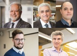 Fred Saad, Nabil Georges Seidah, Jean-Claude Moubarac, Vincent Larivière et Yoshua Bengio.