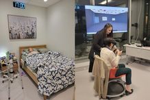Le Centre d’expertise en simulation en santé de la Faculté des sciences infirmières de l’Université de Montréal a dévoilé une salle de simulation de soins palliatifs ainsi qu’un incubateur de réalité virtuelle et d’intelligence artificielle au campus de l’UdeM à Laval.