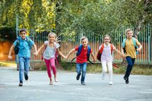 In French, the concept is called Rues écoles, and it's designed to address concerns over safety, traffic problems and kids not getting enough physical activity.