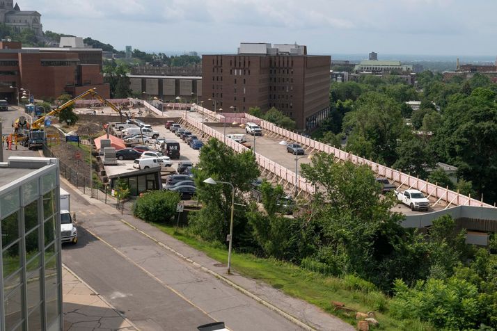 Travaux de réfection du garage Louis-Colin: première phase