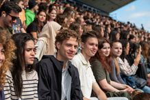 Les étudiants et étudiantes à l'événement À la rencontre de l'UdeM