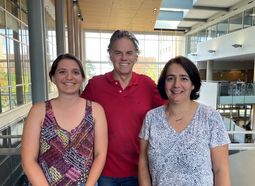 From left to right: Marjorie Lapouge, Sylvain Meloche and Laure Voisin