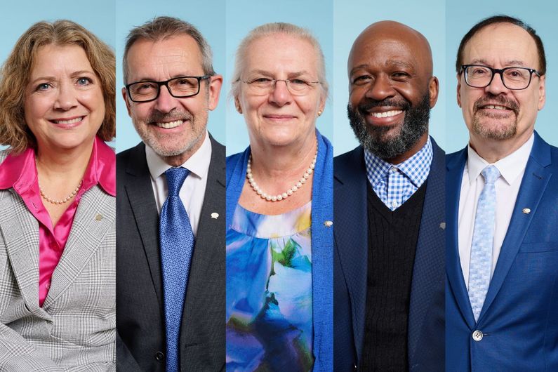 Sylvie Belleville, René Doyon, Anne-Marie Mes-Masson, Frantz Saintellemy et Robert J. Vallerand