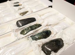 84 stone axes were returned.