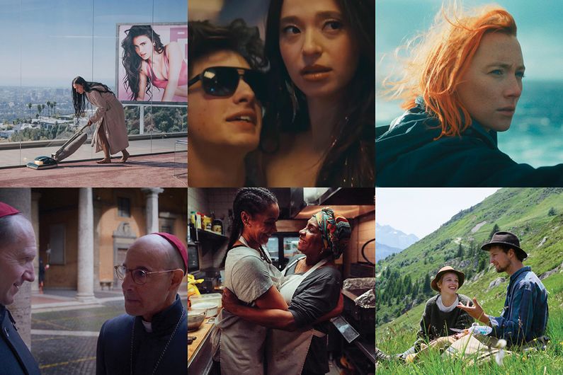 «La substance», de Coralie Fargeat; «Anora», de Sean Baker; «L’écart», de Nora Fingscheidt; «Conclave», d’Edward Berger; «Le dernier repas», de Maryse Legagneur; et «Bergers», de Sophie Deraspe