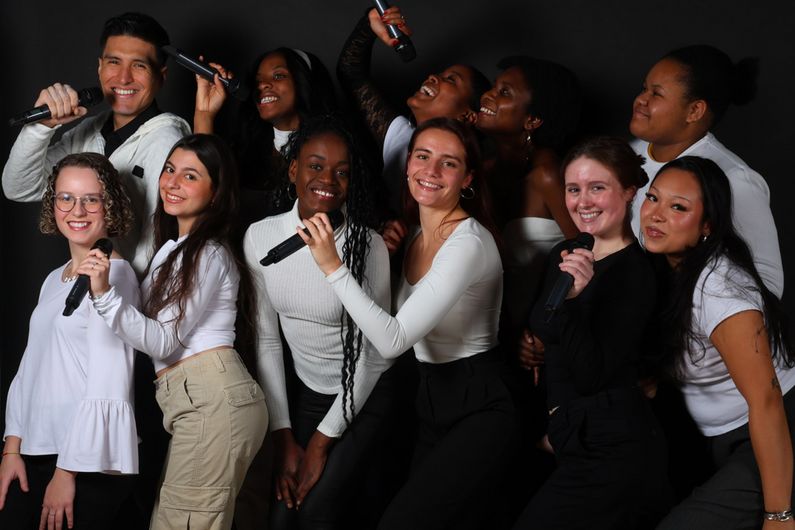 Interprètes de la troupe étudiante Chant populaire Université de Montréal