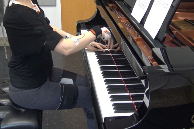 The research is all the more relevant given that 72 per cent of pianists suffer from musculoskeletal disorders.