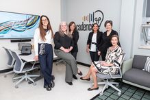 De gauche à droite : Julie Riopel, Anick Sirard, Nancy Lapointe, Cecilia Borges, Marie-Josée Hébert et Geneviève Carpentier