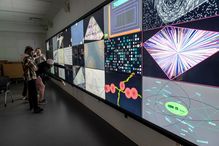 Les travaux finaux des étudiants du cours d'art et de programmation.