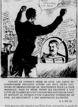 Caricature parue dans "L'Ordre nouveau" du 20 janvier 1938