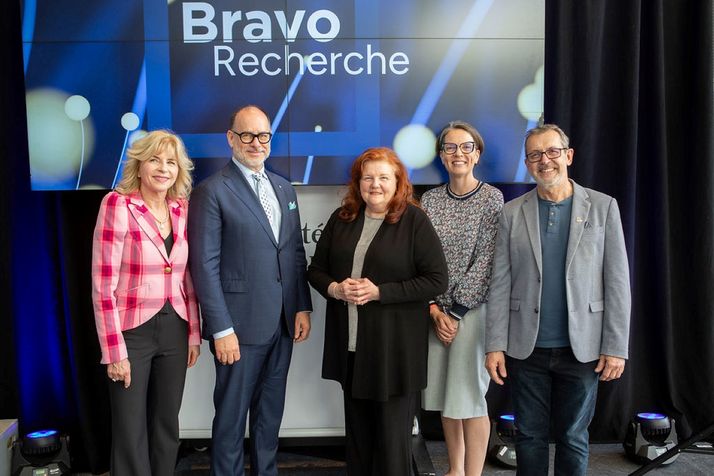 La cérémonie Bravo Recherche