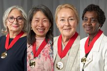 France Charbonneau, Kim Thúy, Pauline Marois et Yvette Bonny
