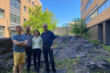 Hugo Lavoie, Driss Lajoie, Ting Jin et Marc Therrien