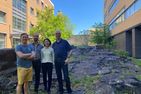 Hugo Lavoie, Driss Lajoie, Ting Jin et Marc Therrien