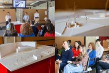 Depuis le mois de mai, la cohorte a pu découvrir l’art public à travers des présentations, conférences de spécialistes et visites de terrain pour ultimement proposer des œuvres qui seront installées aux alentours de la future station Édouard-Montpetit du REM.