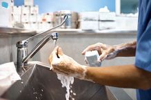 Hand hygiene remains the most effective (and least costly) infection control measure: 80 per cent of common infections can be transmitted by contaminated hands, according to the World Health Organization.