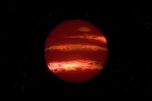 Artistic illustration of an exoplanet.
