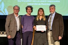 Stéphane Chagnon, Amélie Giguère, Stéphanie Dumouchel et Luc St-Amand, octobre 2024.