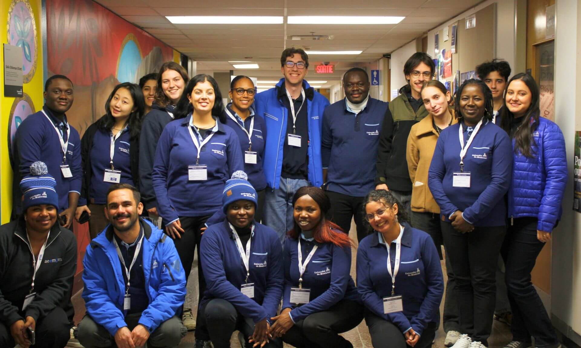 Les ambassadeurs et ambassadrices de l'UdeM à l'événement.