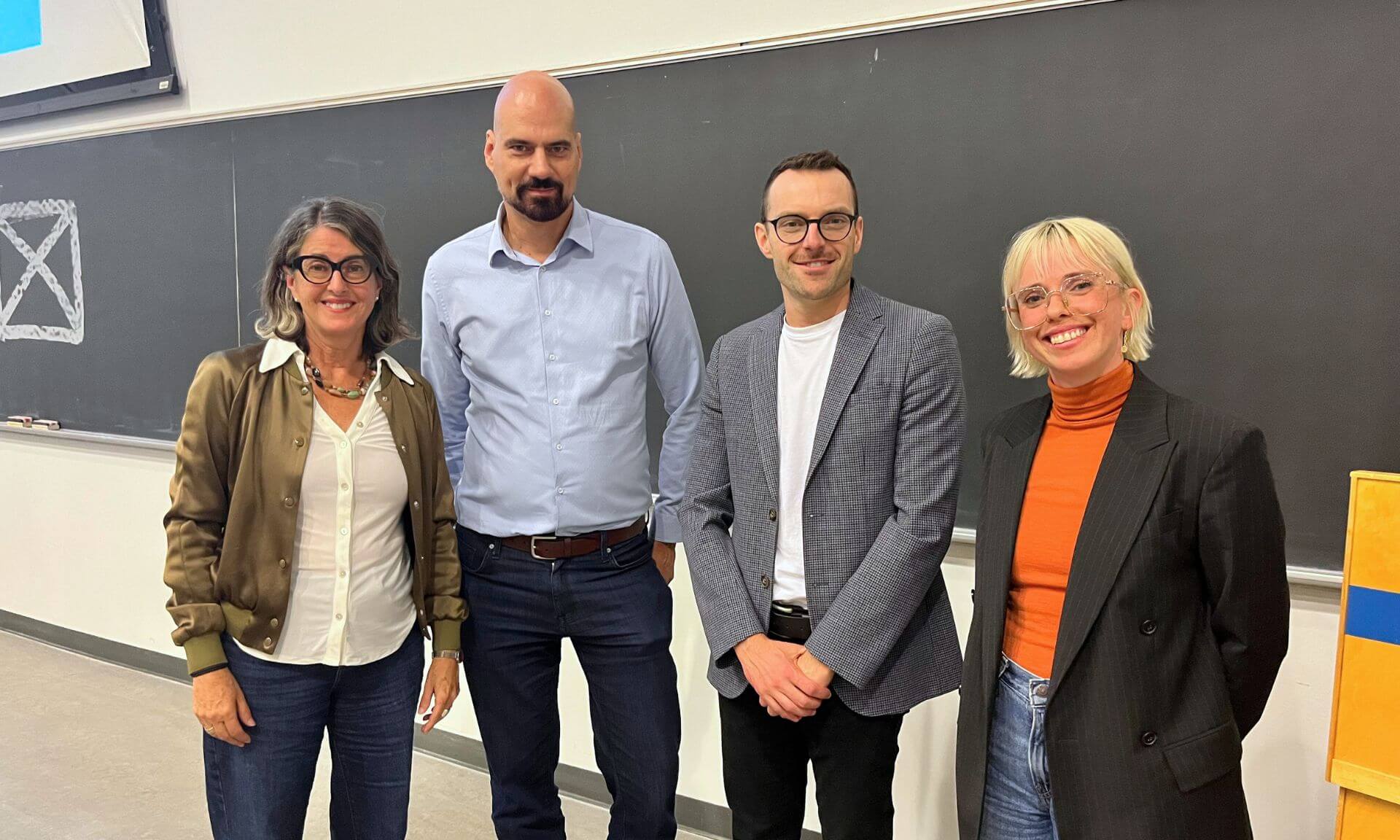 Claudine Blais, Frédéric Zalac, Xavier Parent-Rocheleau et Catherine Lespérance