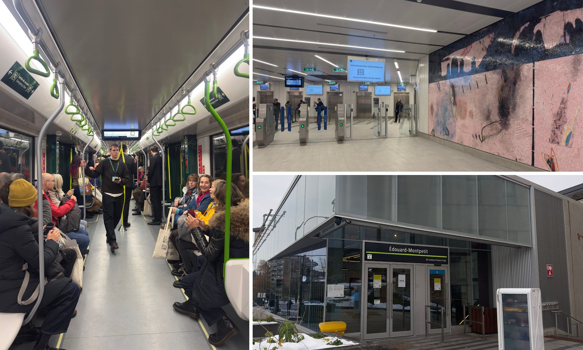 La station Édouard-Montpetit est la plus ambitieuse du Réseau express métropolitain (REM).