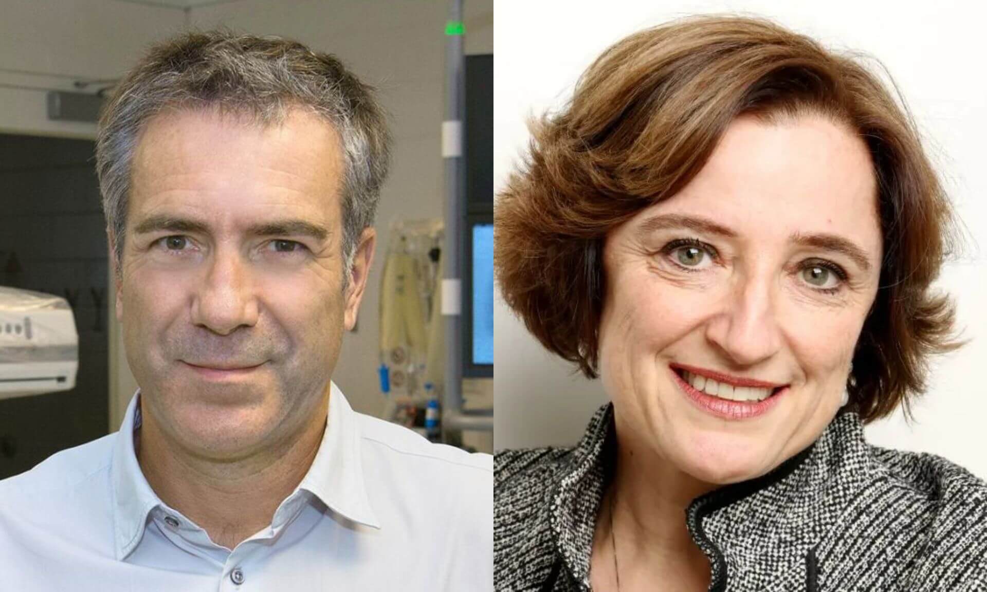 Les Drs Gilles Soulez et Isabelle Trop