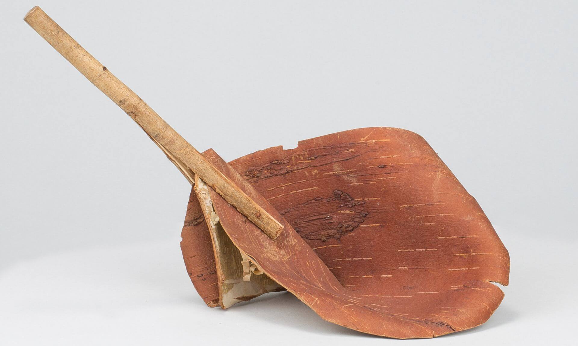 Water ladle made in 1973 by Albert Birote, Atikamekw Nehirowisiw of Wemotaci
