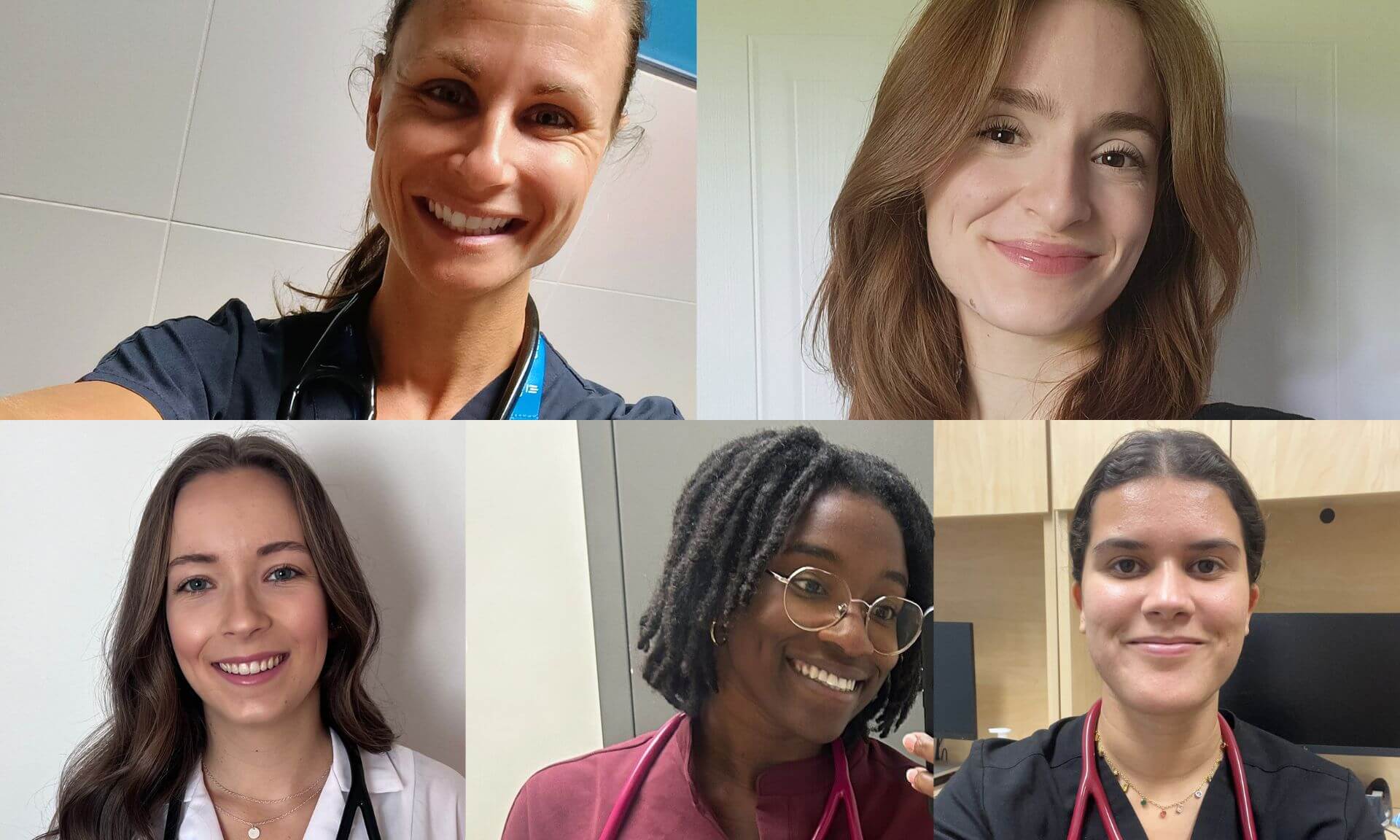 Rebecca Del Pinto, Juliette Pietramala, Mathilde Gil, Cynthia Bele-Binda et Nouha Elmkinssi