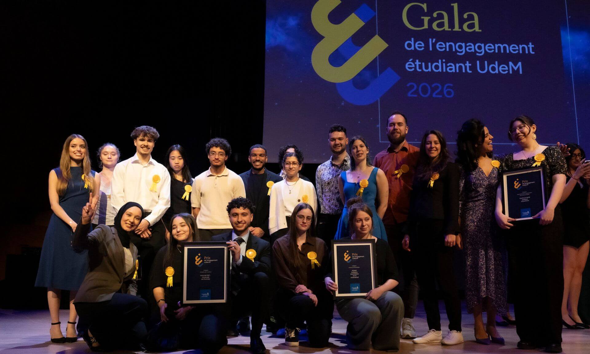 Le 4e édition du Gala de l’engagement étudiant de l’Université de Montréal