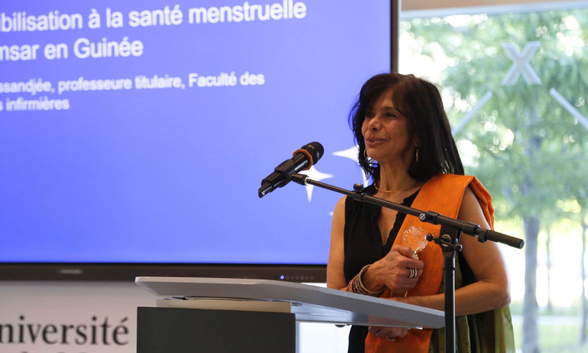 Bilkis Vissandjée, professeure titulaire à la Faculté des sciences infirmières