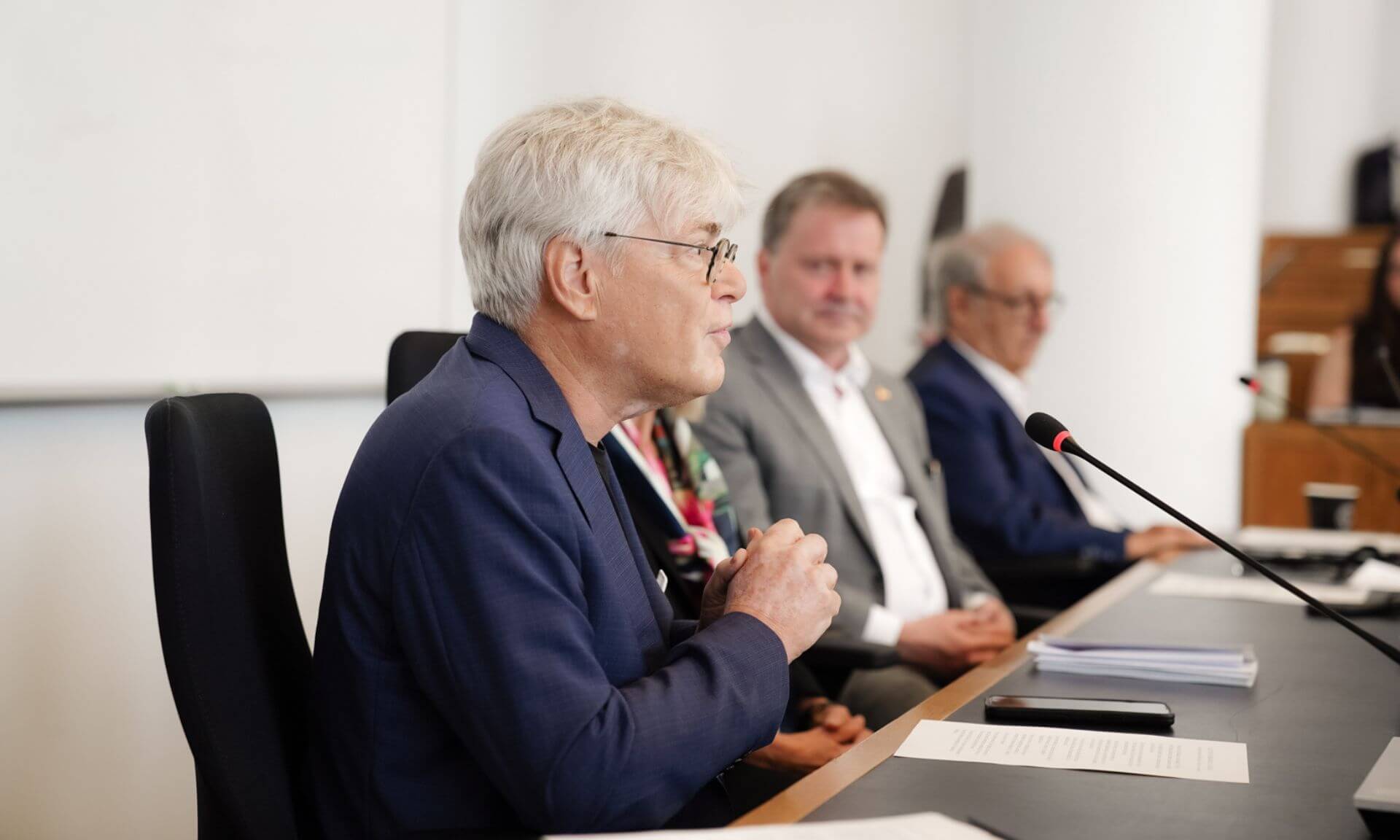 Dr Hugues Cormier, Dr Patrick Cossette et Dr Pierre Lalonde
